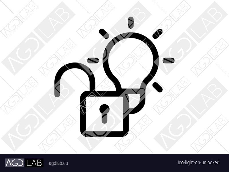 Light ON unlocked icon