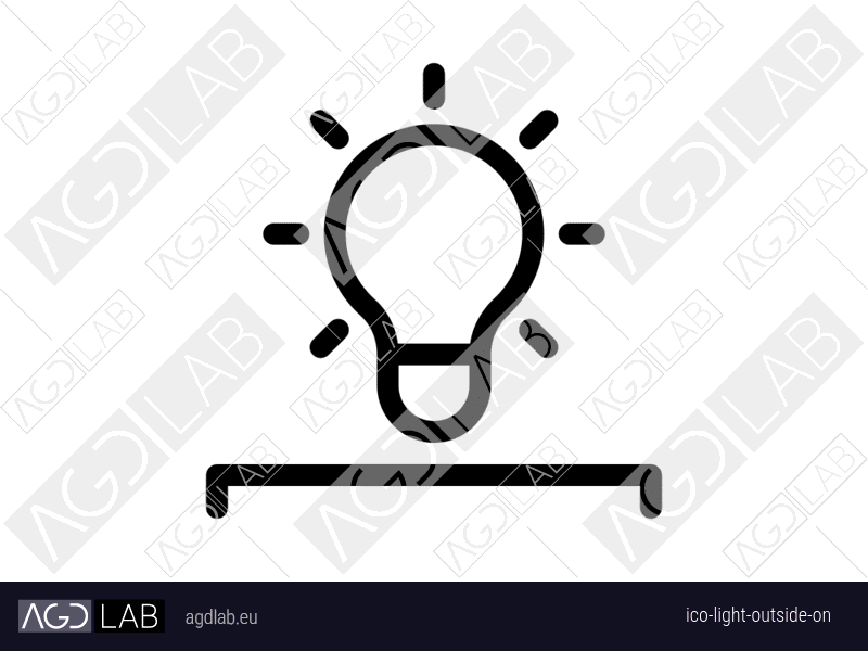 Light outside ON icon