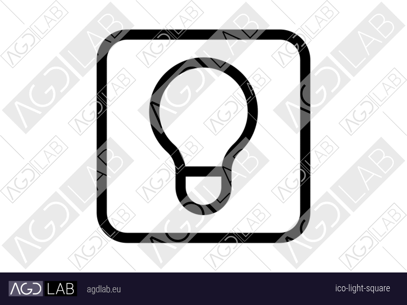 Light square icon