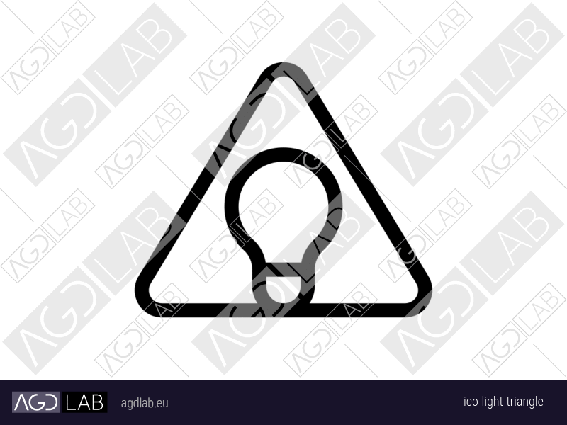Light triangle icon