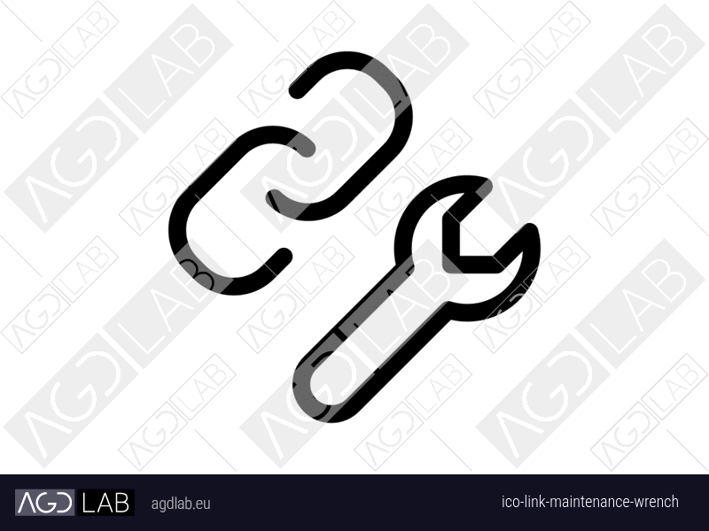 Link maintenance wrench icon