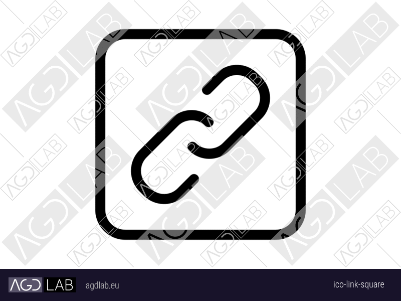 Link square icon