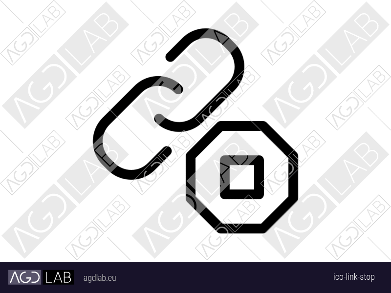 Link stop icon
