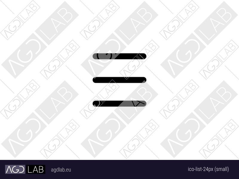 List 24px (small) icon