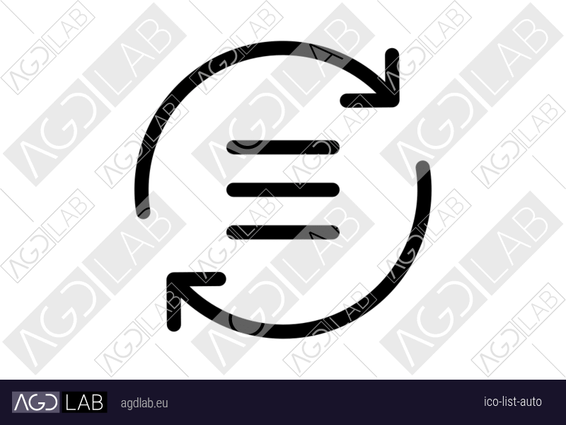 List auto icon