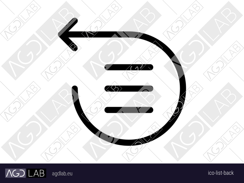 List back icon