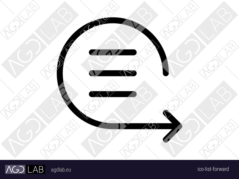 List forward icon