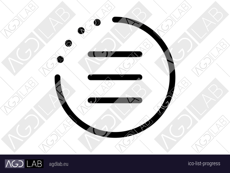 List progress icon
