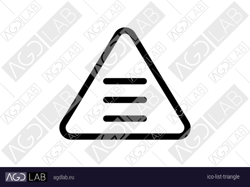 List triangle icon
