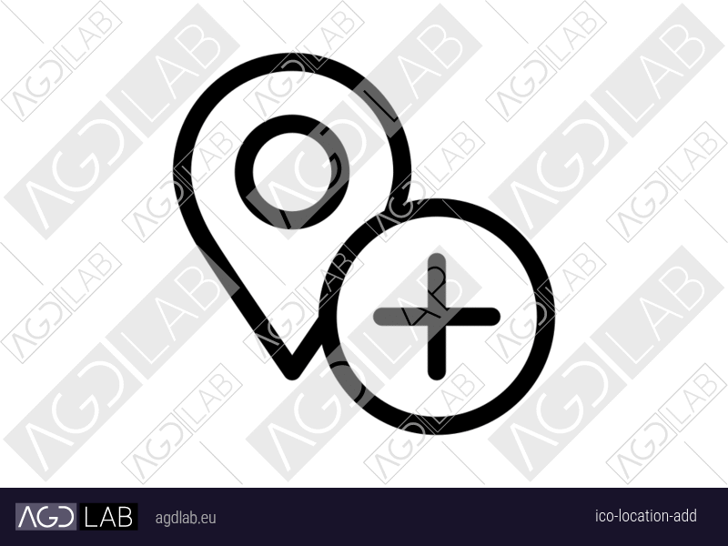 Location add icon