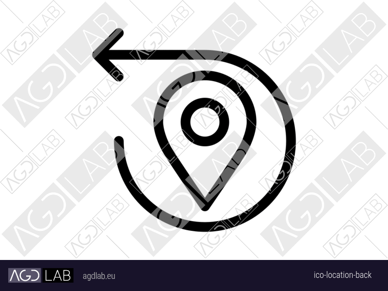 Location back icon