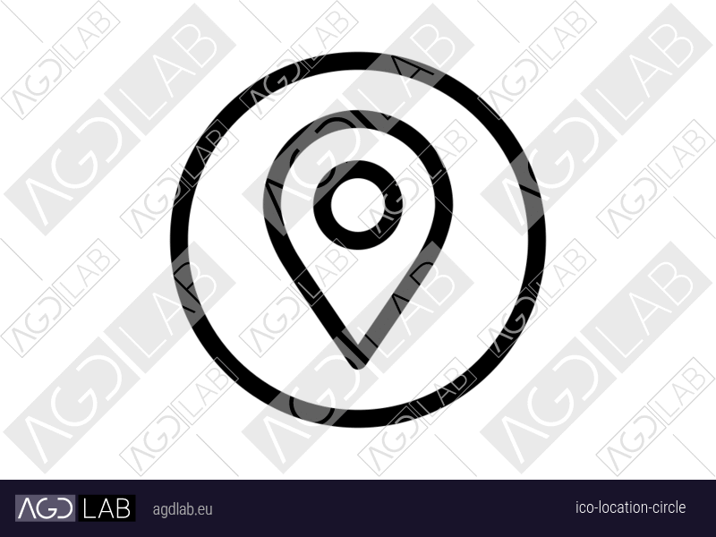 Location circle icon