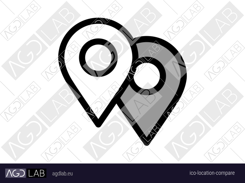 Location compare icon