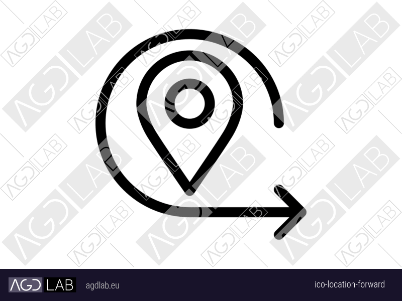 Location forward icon