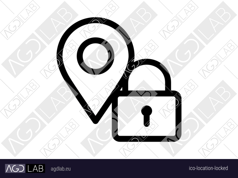 Location locked icon