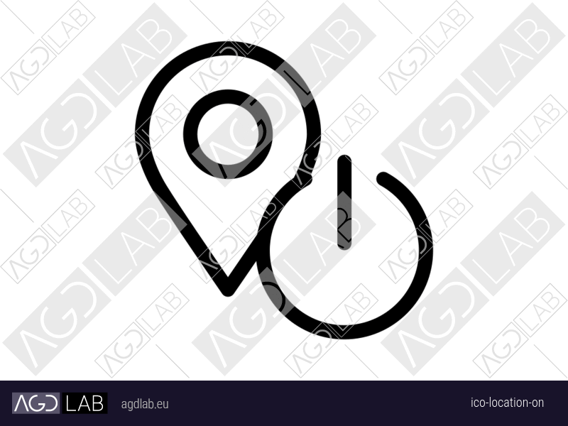 Location ON icon