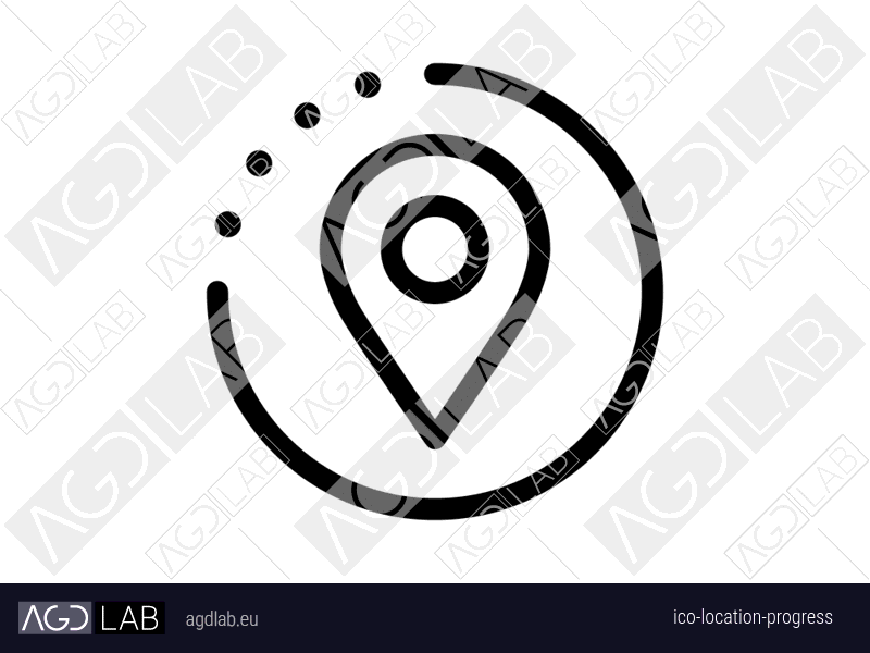 Location progress icon