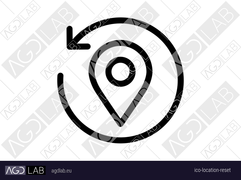 Location reset icon