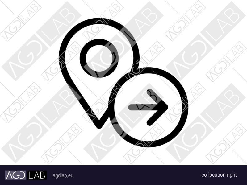 Location right icon