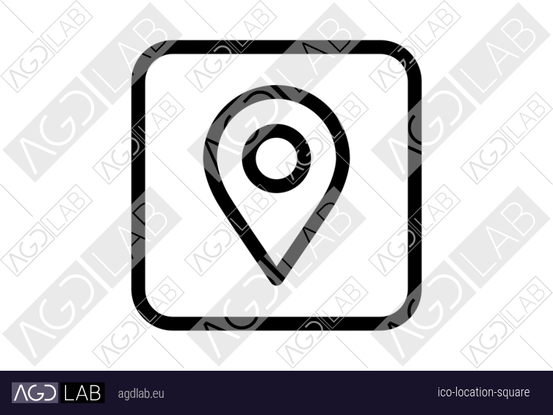 Location square icon