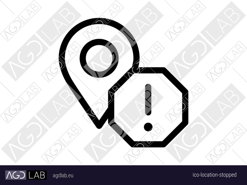 Location stopped icon