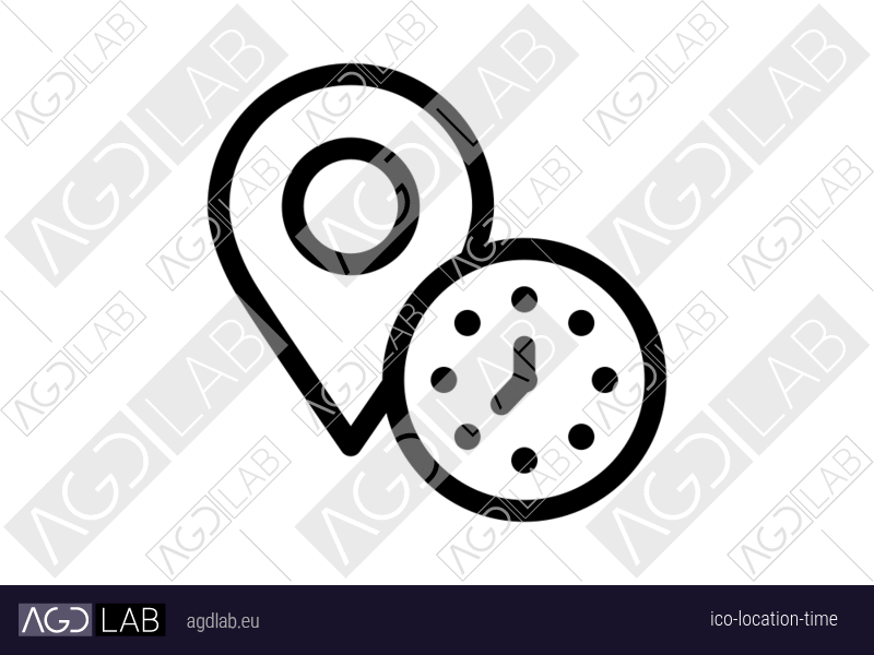 Location time icon