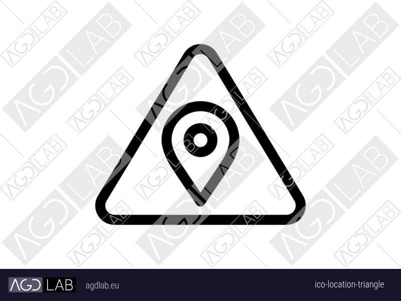 Location triangle icon