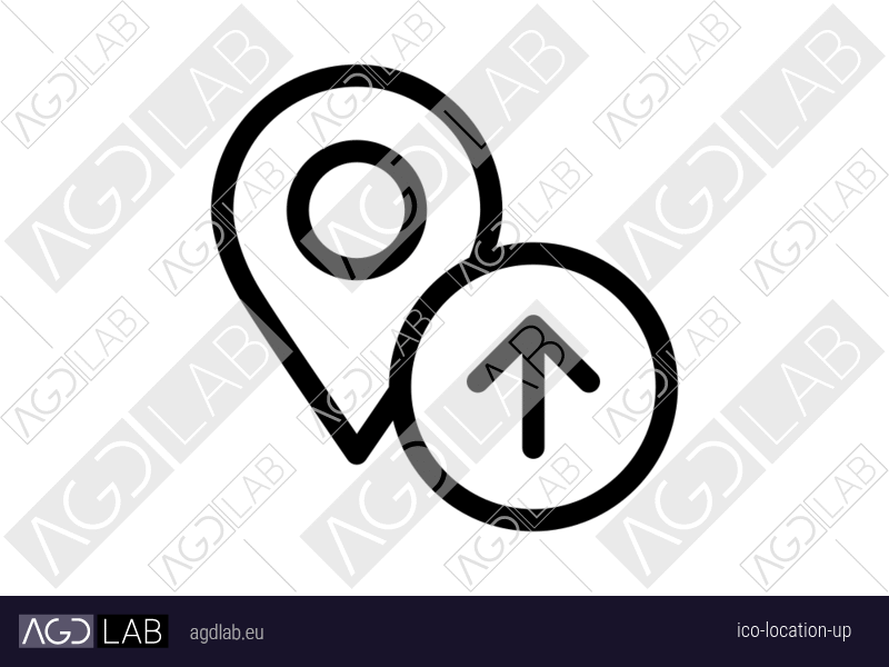 Location up icon