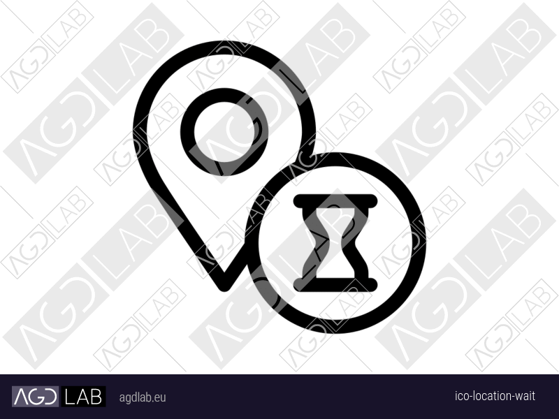 Location wait icon