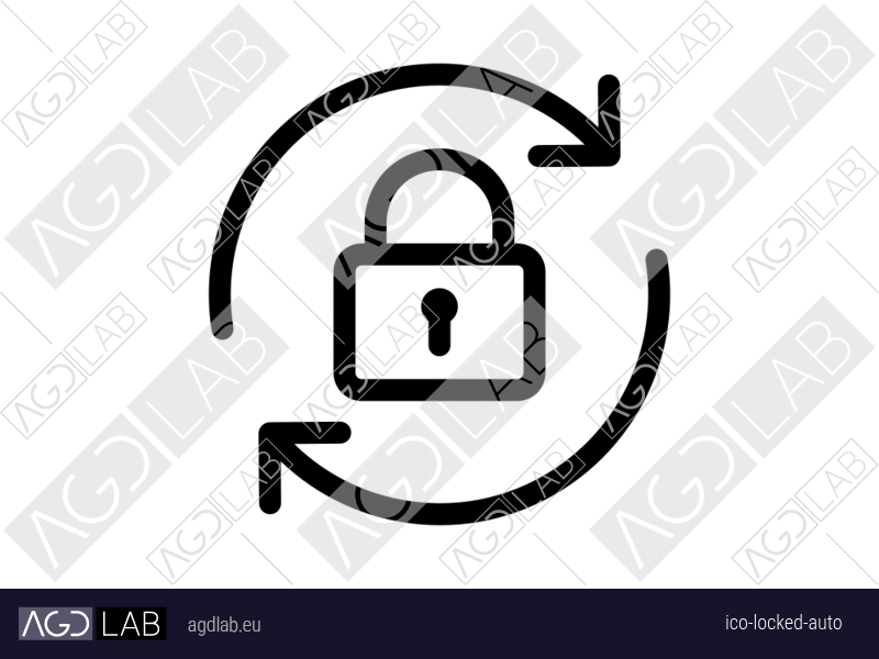 Locked auto icon