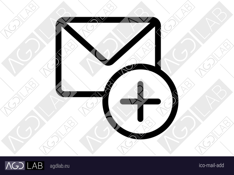 Mail add icon
