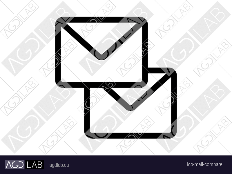 Mail compare icon