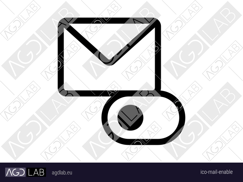 Mail enable icon