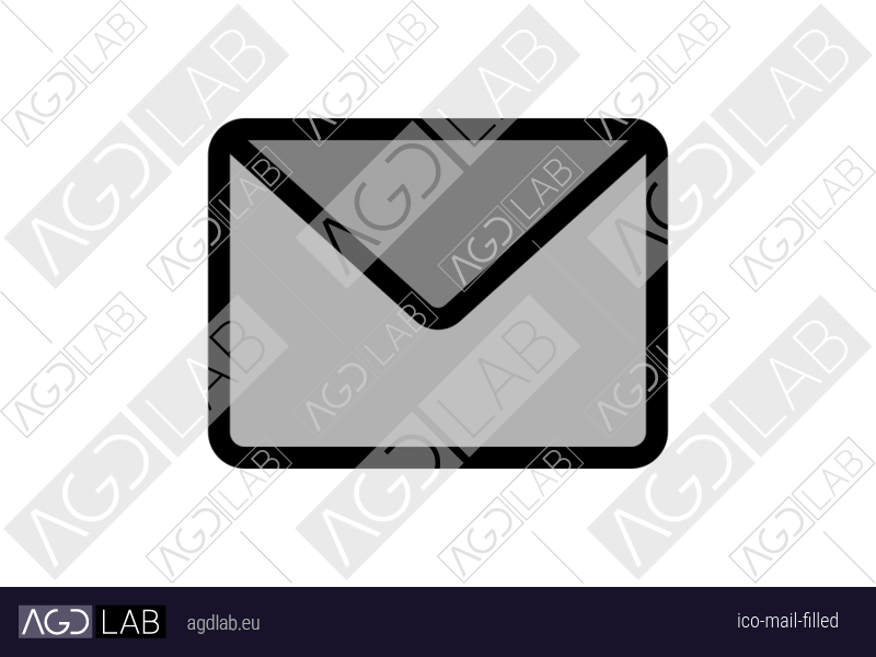Mail filled icon