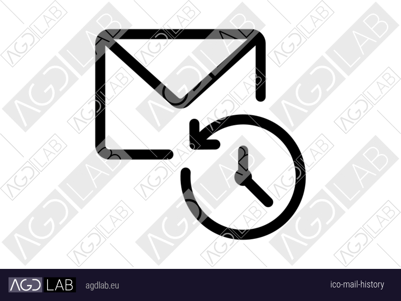 Mail history icon