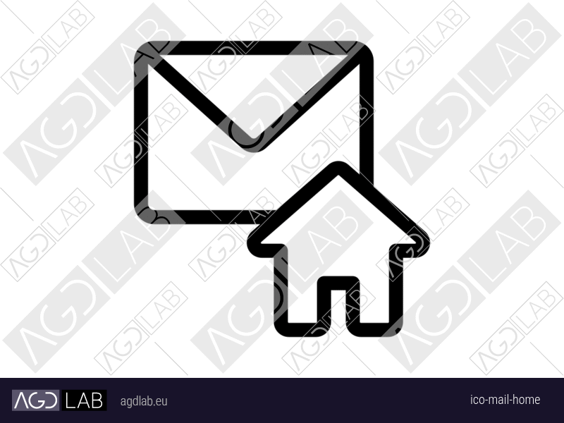 Mail home icon