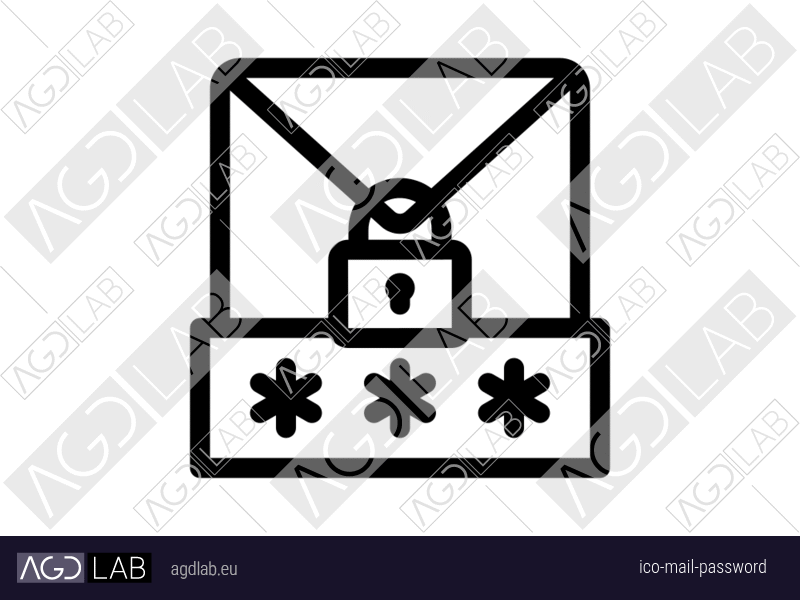 Mail password icon