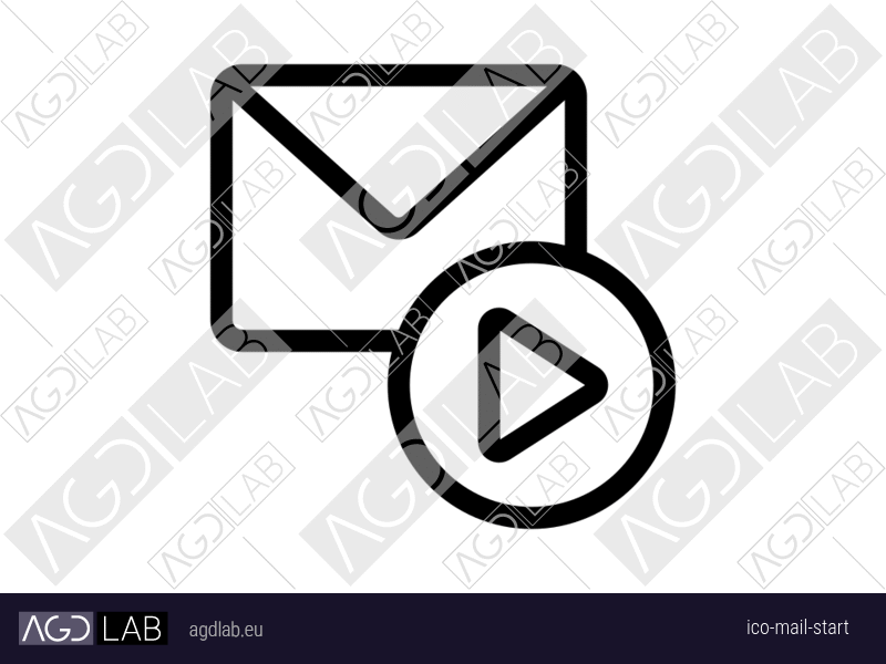 Mail start icon