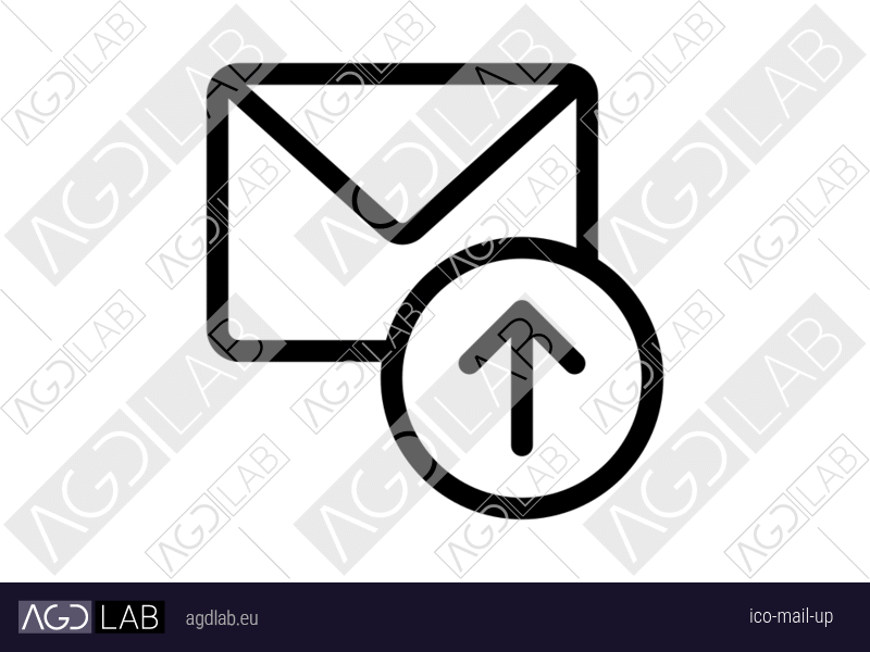 Mail up icon