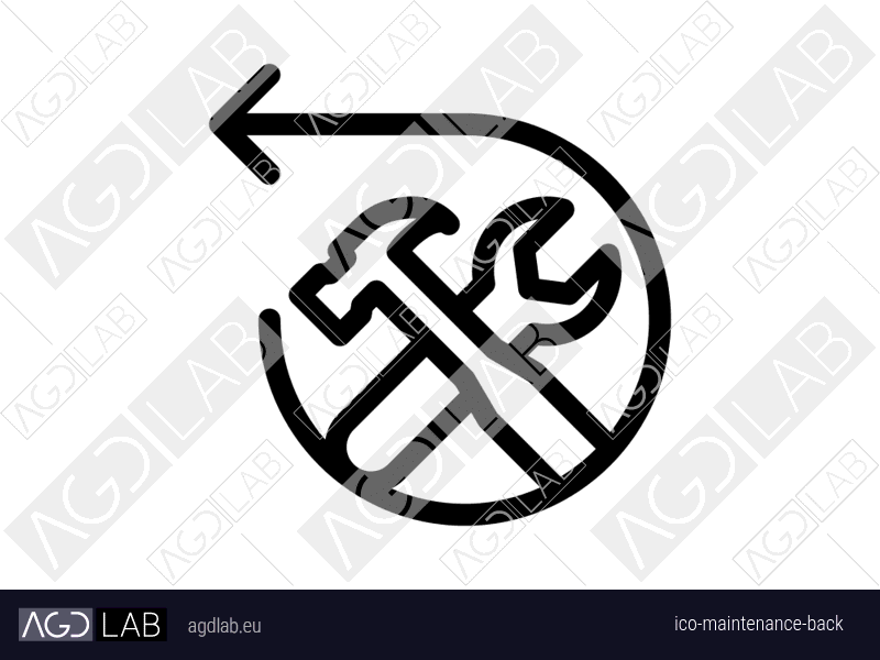 Maintenance back icon