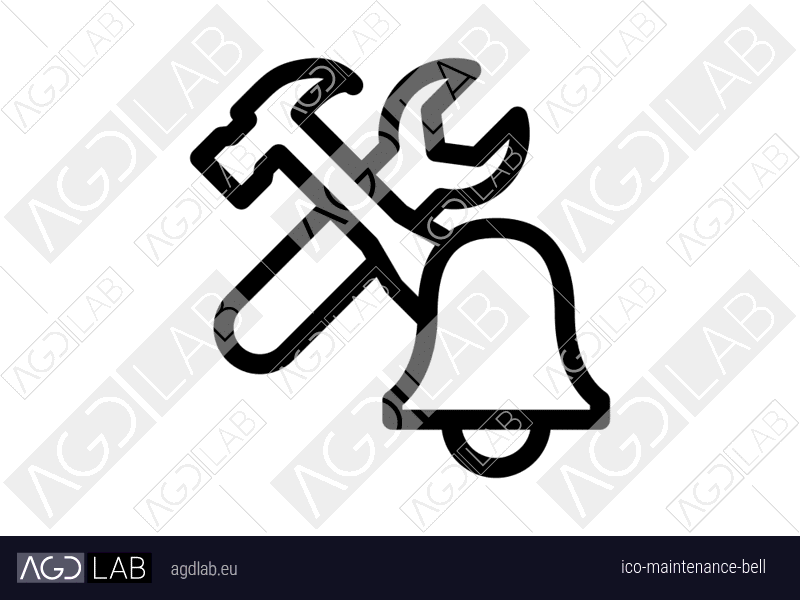 Maintenance bell icon