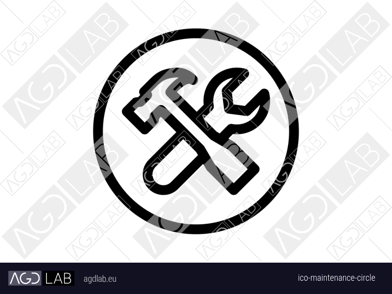 Maintenance circle icon