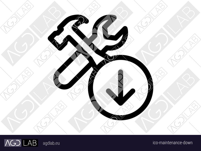 Maintenance down icon