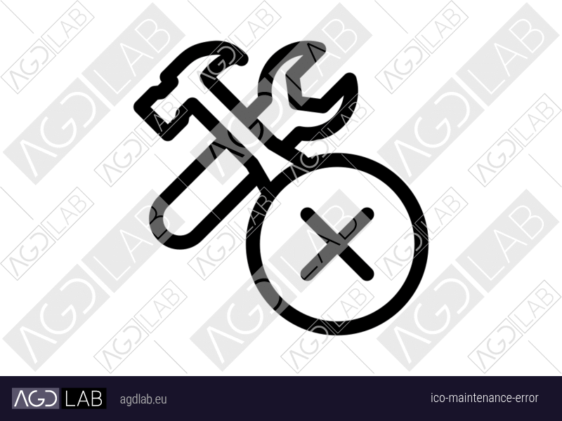 Maintenance error icon