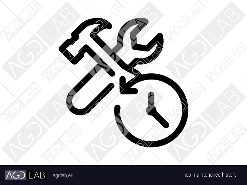 Maintenance history icon