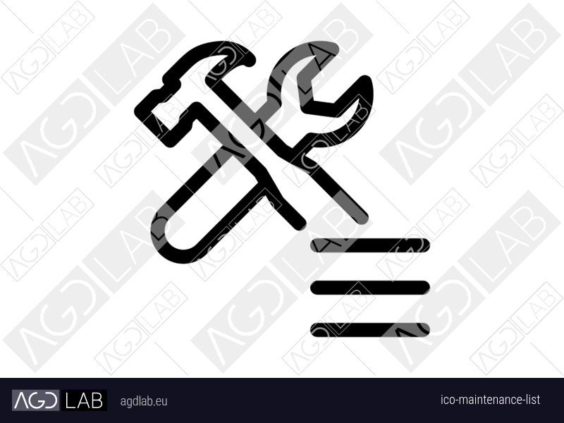 Maintenance list icon
