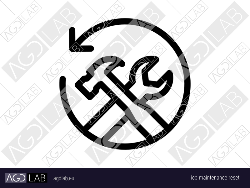 Maintenance reset icon