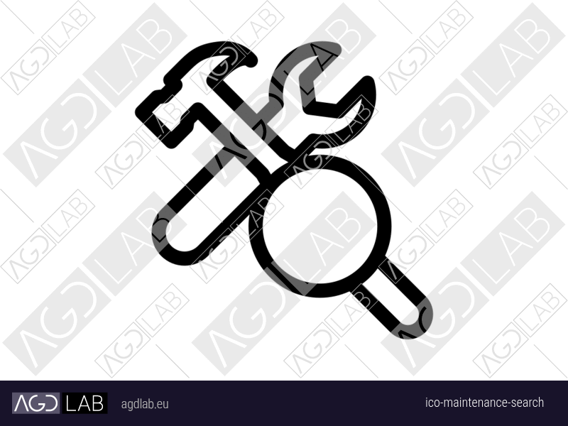 Maintenance search icon