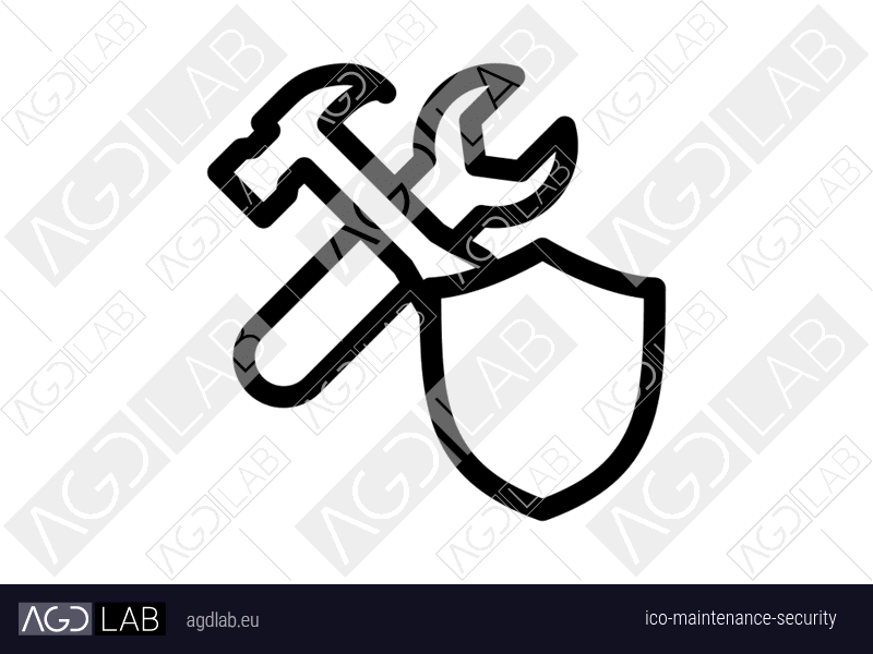 Maintenance security icon