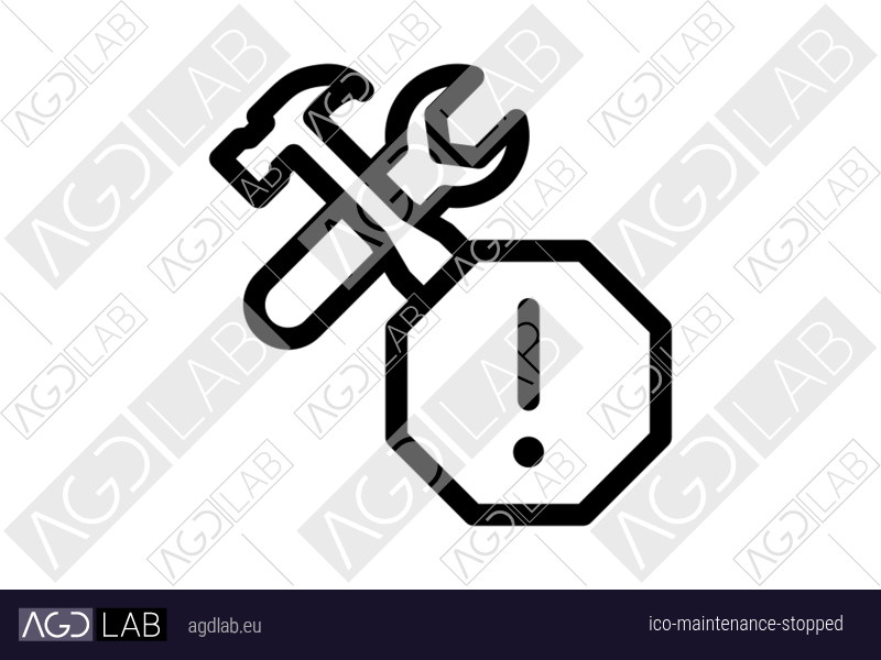 Maintenance stopped icon